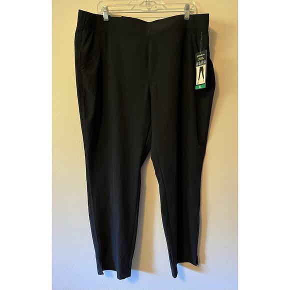 Eddie Bauer Traveler Ankle Pants Adult Women’s Size XL X-Large Black NWT - Picture 1 of 12